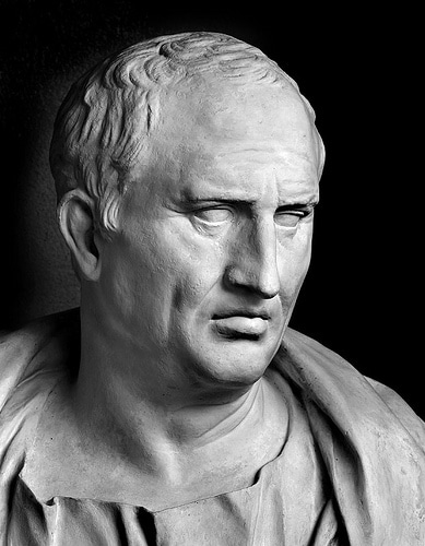 Cicero's statue.