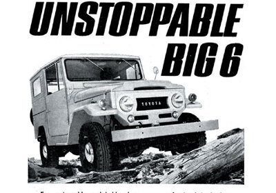 Introduction: Unstoppable big 6 Toyota Land Cruiser off-roading ad.
