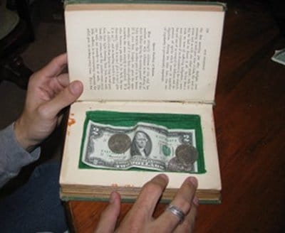 Secret Hidden Book Storage Box