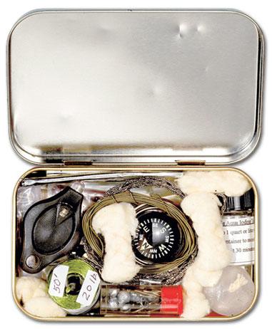 altoid tin recycled diy survival outdoors kit compass 