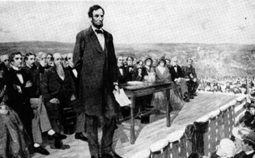 Abraham Lincoln's inaugural address showcased classical rhetoric, incorporating the five canons of rhetoric.