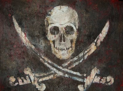 Illustration of The Jolly Roger.