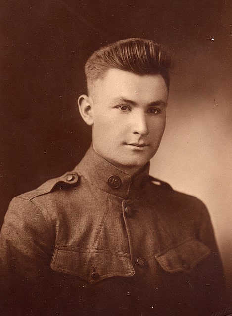 Vintage young man capture a moment from camera.