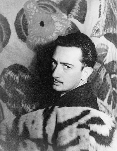 Salvador Dali portrait.