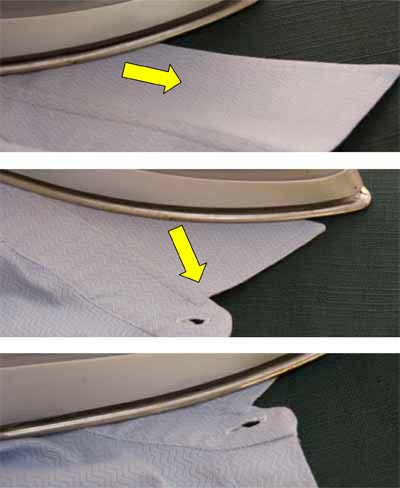 How to iron the shirts collar.