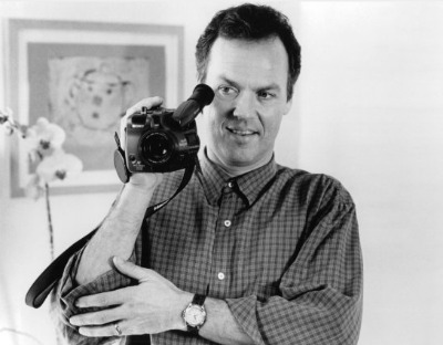 My life movie Michael Keaton holding video camera.