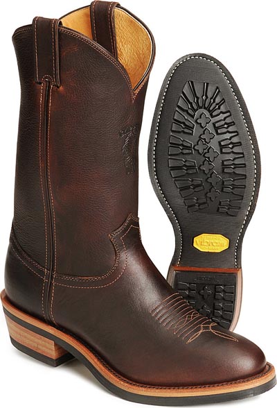 Western cowboy work boots.