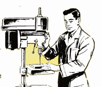 An essential tool enthusiast is utilizing a power tool.