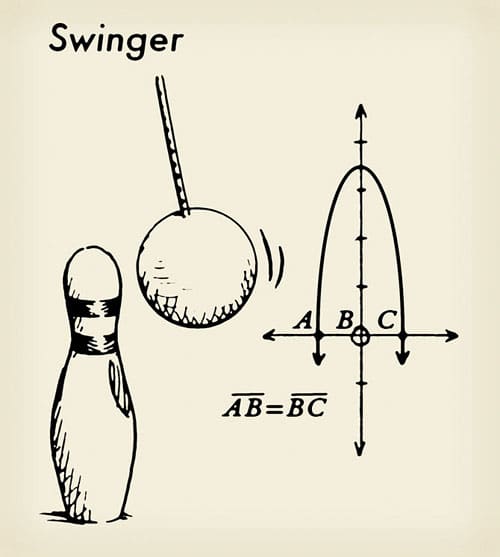 Swinger fair game illustration. 