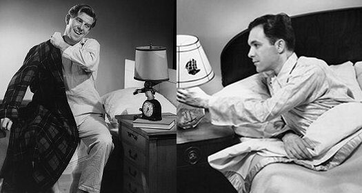 A man and a woman peacefully sleeping on a bed in the morning.