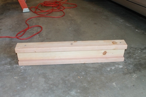 ibeam finished i beam for diy homemade sawhorse