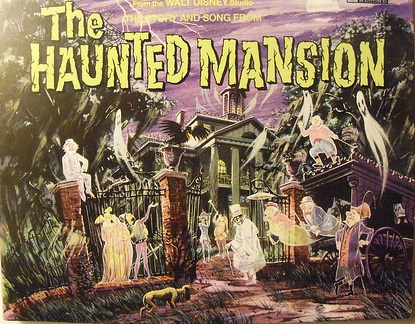 Album cover of The Haunted Mansion by Walt Disney.
