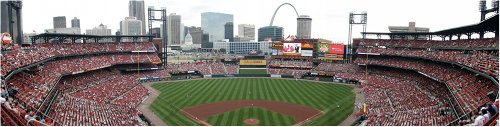 Busch stadium portrait.