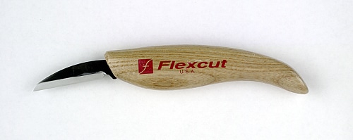 Flexcut specialty whittling knife with small blade. 