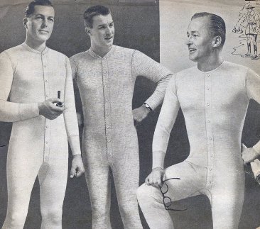 Men wearing multiple layers of garments.