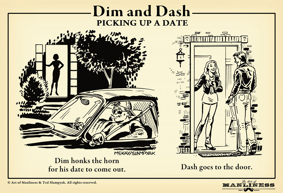 Dim and Dash prepare for a date night.