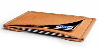 Super slim Kenton Sorenson wallet billfold.
