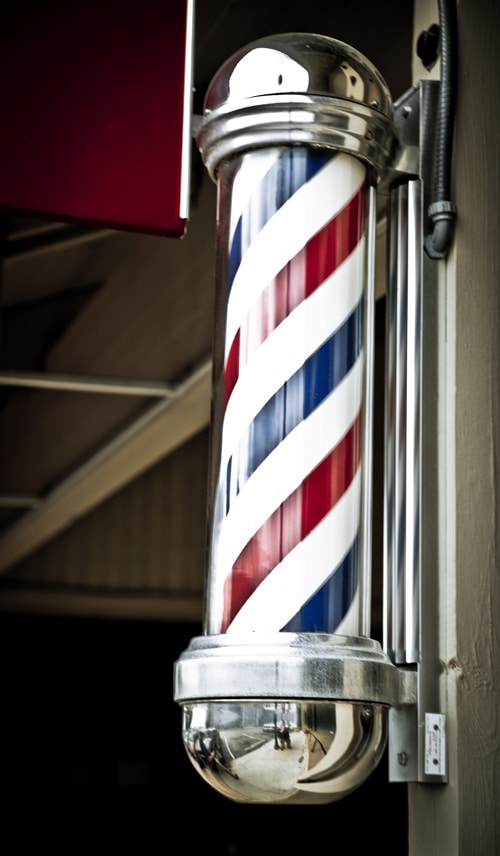 Barbershop pole.