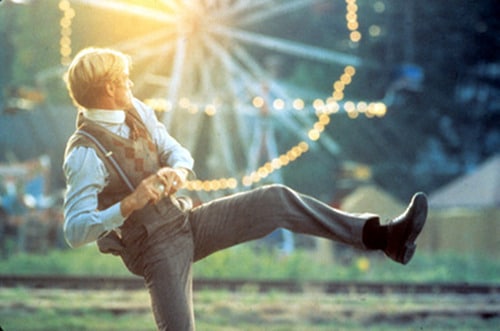 Robert Redwood throwing scene in movie "The natural".