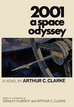 Book cover of A Space Odyssey by Arthur C. Clarke.