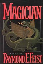 Book cover of Magician by Raymond E. Feist.