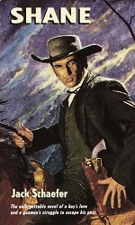 Book cover of Shane by Jack Shaefer.