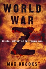 Book cover of World War Z War by Max Brooks.