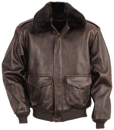 Leather jacket.