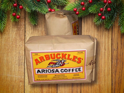 Arbuckles' ariosa blend coffee.