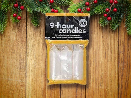 UCO's 9-Hour candles.