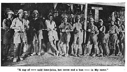 ymcaegypt vintage ymca canteen in Egypt group of soldiers posing