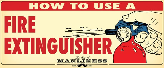 How To Use A Fire Extinguisher The Art Of Manliness