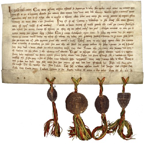 Charter of privileges Wrocław (Silesia) Duke Henry III in 1261.