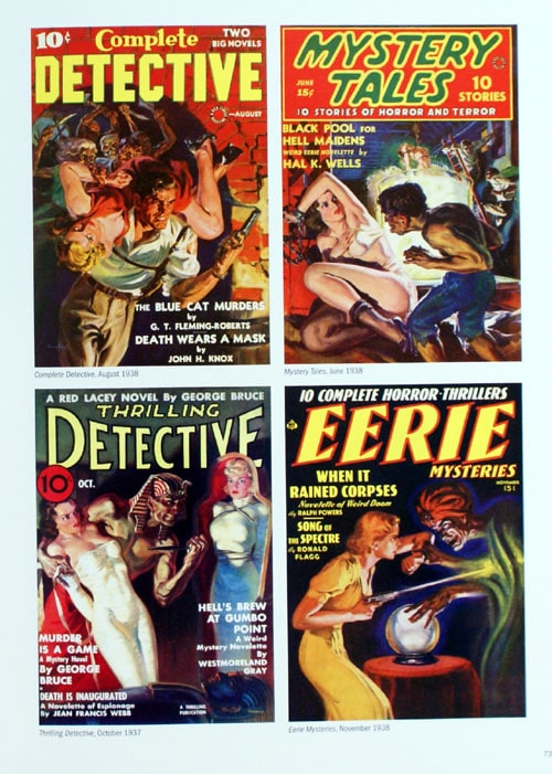 Norm Saunders artist detective book magazine covers.