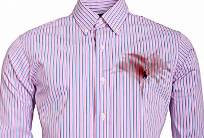 vintage Shirt stain 400 illustration.