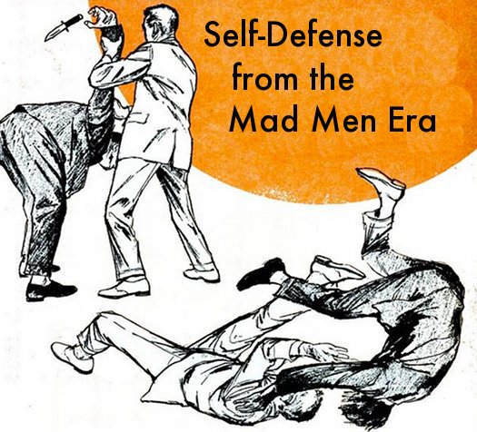 vintage self defense illustrations judo mad men era 