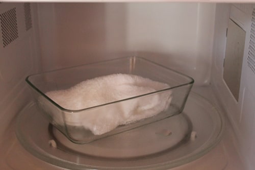 Nuke a damp Towel in microwave.