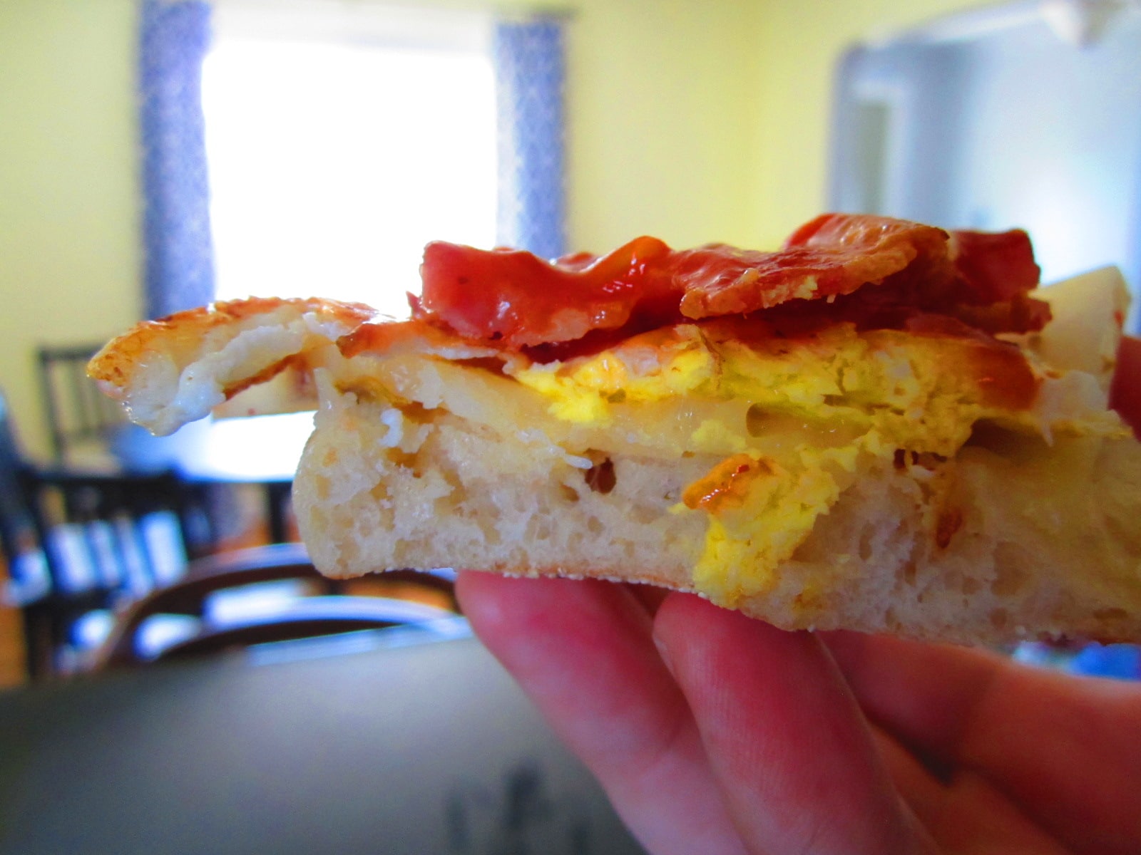 Vintage devour southwest breakfast sandwich.