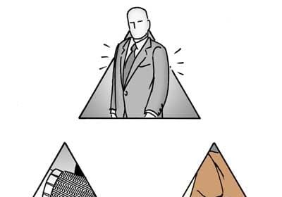 A stylish man, dressed in a suit and tie, represents the concept of 