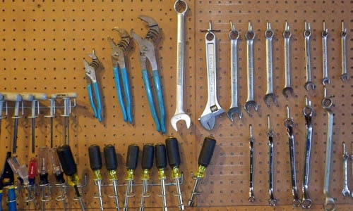 Vintage large sets of tools.