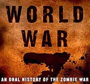 World War Z audiobook cover art featuring lessons and survival.