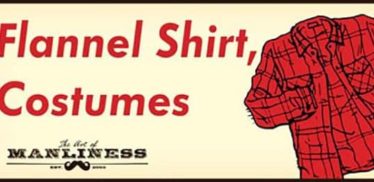 1 flannel shirt and 7 Halloween costumes.
