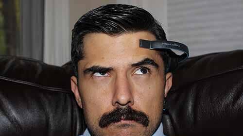 A biofeedback enthusiast hacking his mind.
