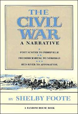 The civil war: a narrative by Shelby Foote, book cover.