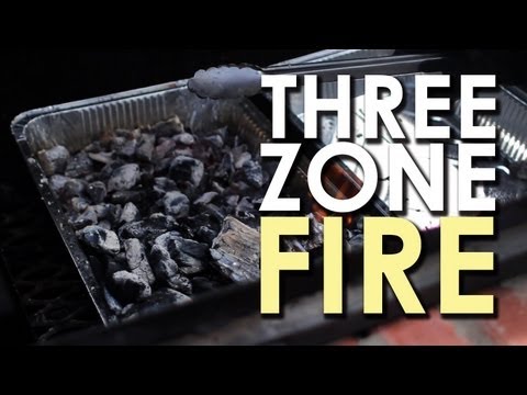 Get ready for Summer Grilling Week with this mouthwatering video of a 3-Zone Fire on a grill.