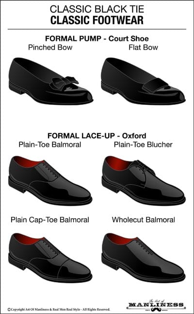 cap toe tuxedo shoes