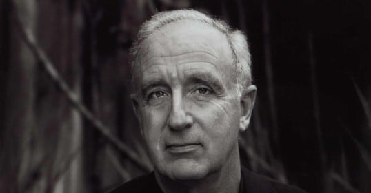 A black and white photo of an older man featured in a Podcast Episode by Art of Manliness.