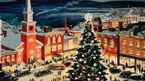 A mesmerizing Christmas tree in the middle of a bustling city captures the essence of the Best of 2013.