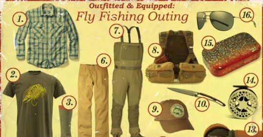 An Equipped Fly Fishing Outing.