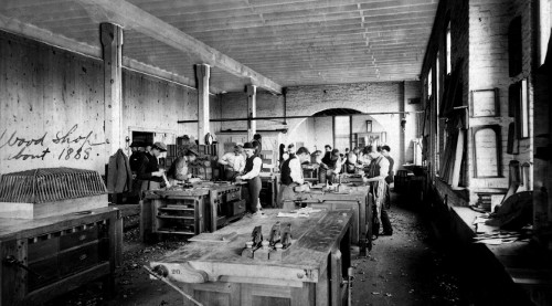 vintage photo Mechanical Building, University of Illinois